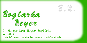 boglarka meyer business card